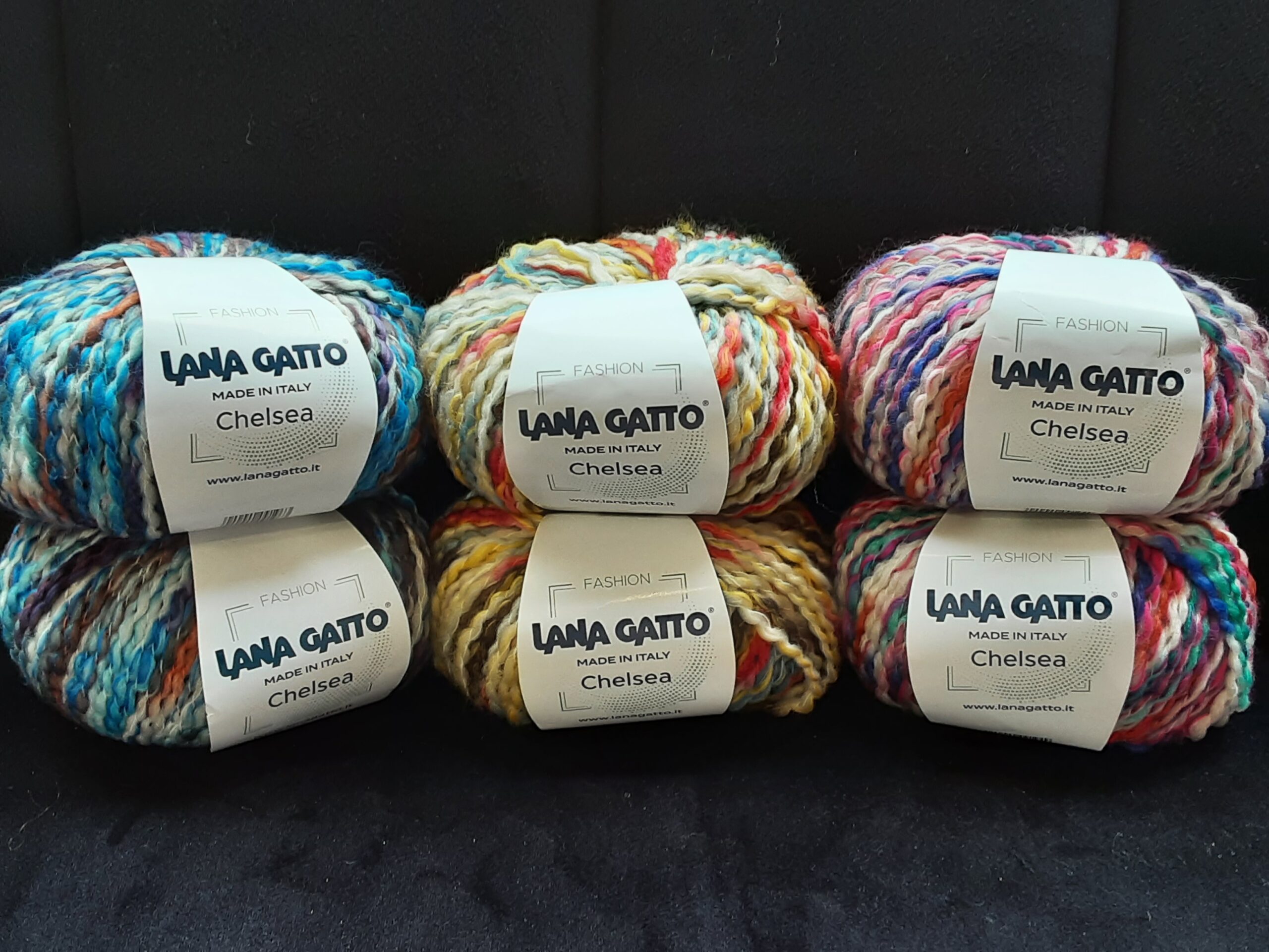 Mélange laine et coton aux multiples couleurs