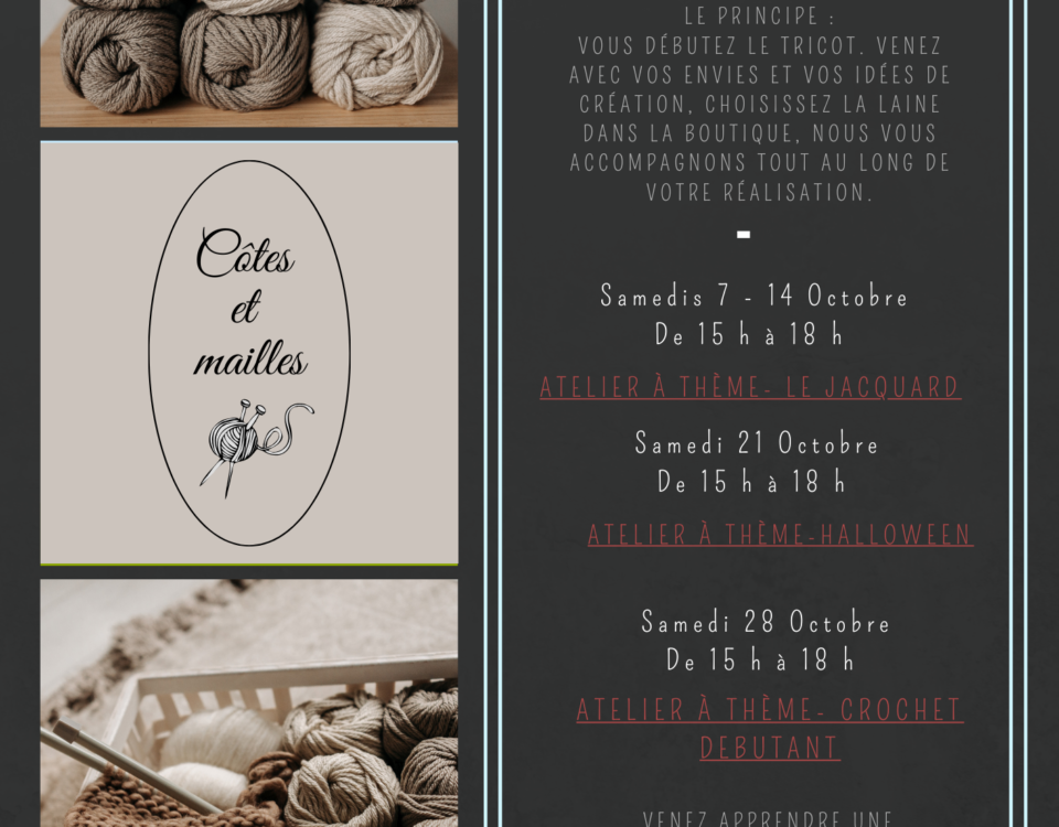 ATELIER TRICOT CROCHET